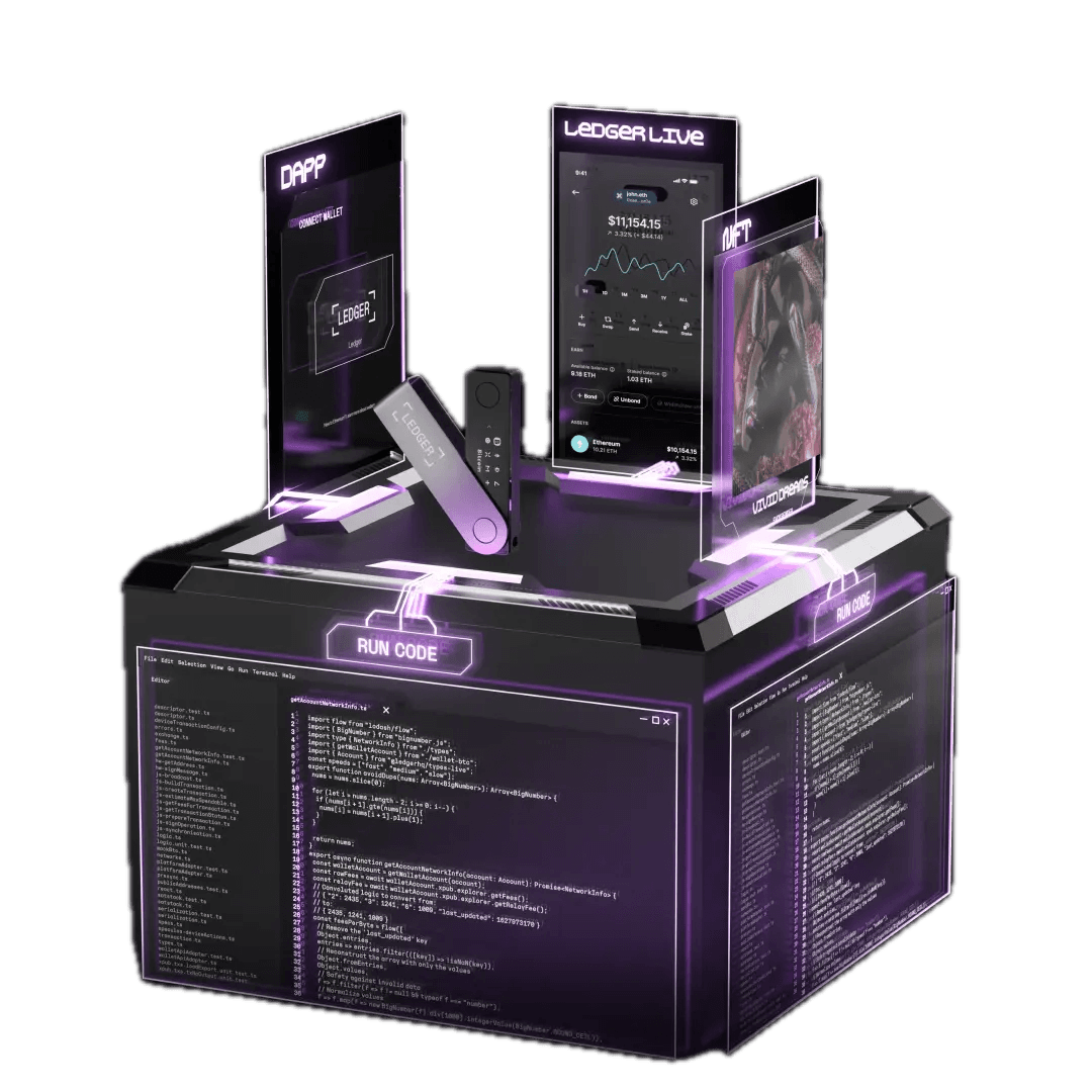 Ledger hardware devices and development platform