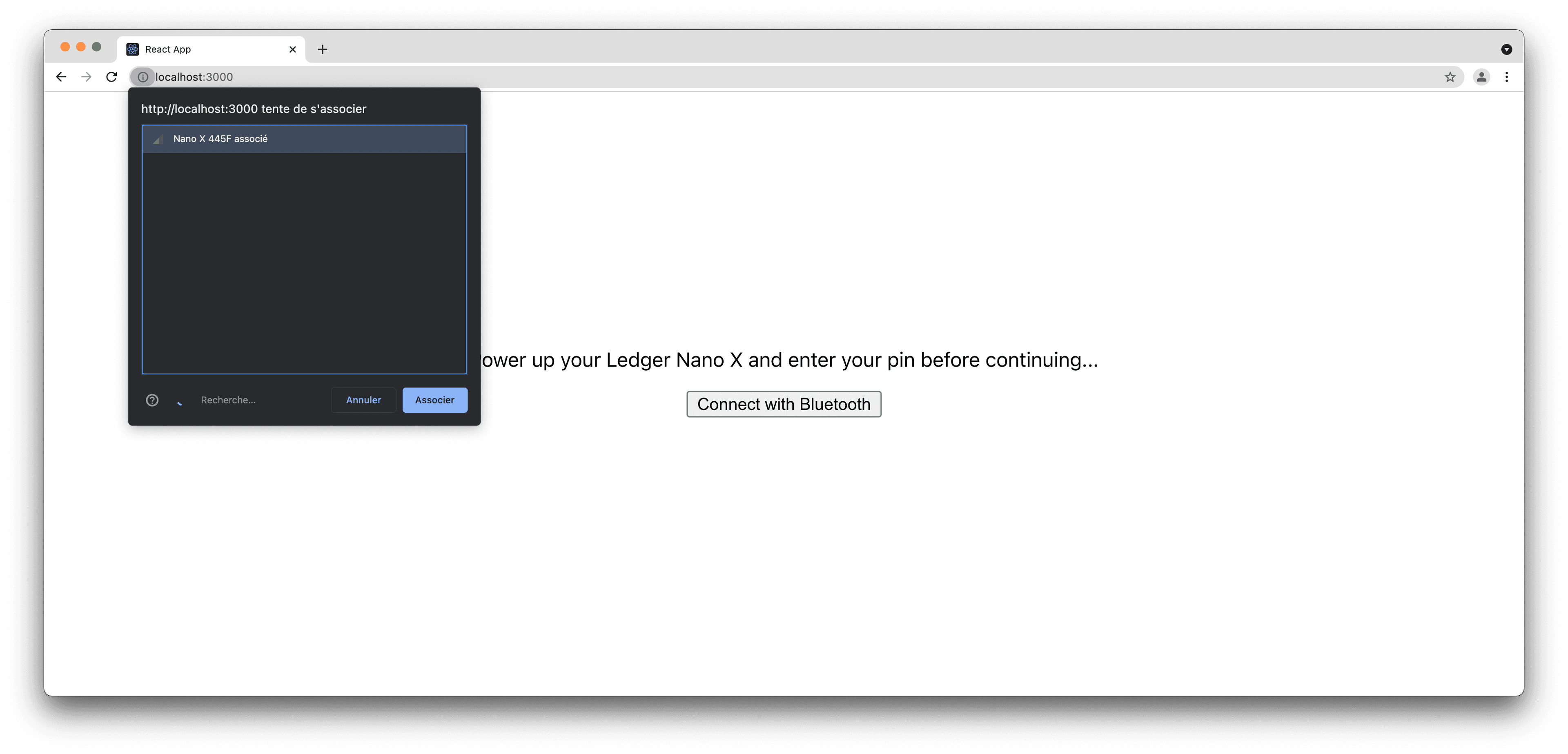Connect the Nano with Bluetooth