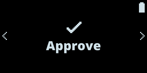 Embedded Approve Screen